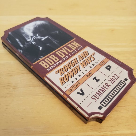 Bob Dylan Rough And Rowdy Ways Tour VIP Pass Plaque - Picture 3 of 7